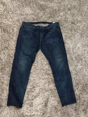 Lucky Brand Men's Slim Straight Jeans in Dark Blue Denim